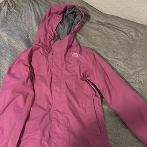 The North Face girls rain Jacket
